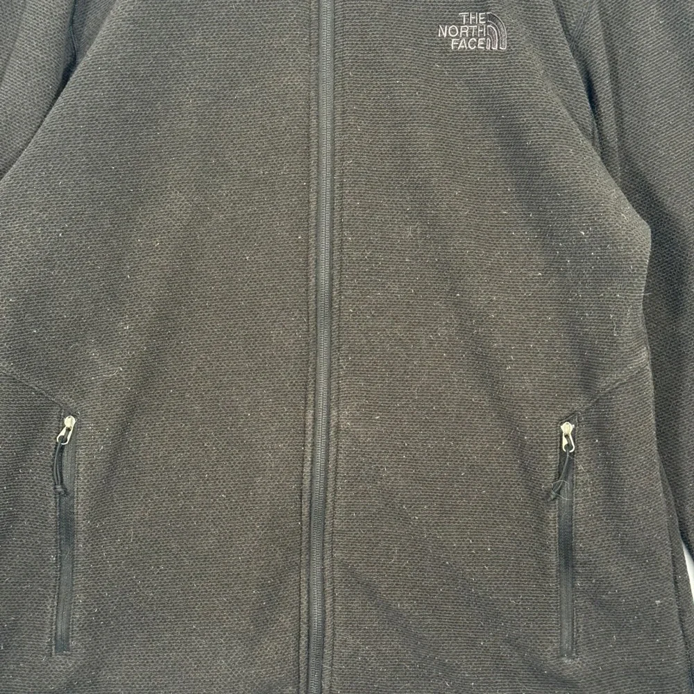 The North Face Black Full Zip Fleece Jacket Large